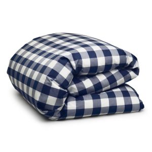 61719_product_hastens_original_check_down_quilt_cover_bed_linen_down_quilt_cover_155x220_blue_check_art_no_white_background_and_the_down_quilt_cover_has_been_folded_image_size_2020-07-20_peksta